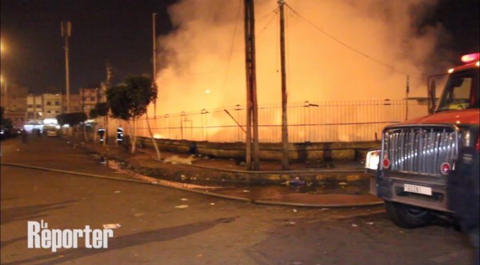 En vidéo … Un nouvel incendie dans le camp des migrants de Ouled Ziane