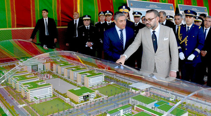 Rabat: SM le Roi lance les travaux de construction du nouveau siège de la DGSN