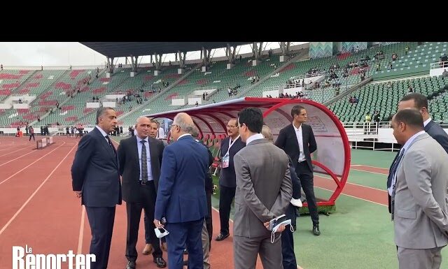 Supercoupe d’Afrique/ Finale WAC-RSB: Abdellatif Hammouchi présent sur la pelouse du stade Mly Abdallah de Rabat