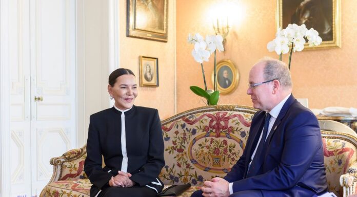 SAR la Princesse Lalla Hasnaa s’entretient avec SAS le Prince Albert II de Monaco