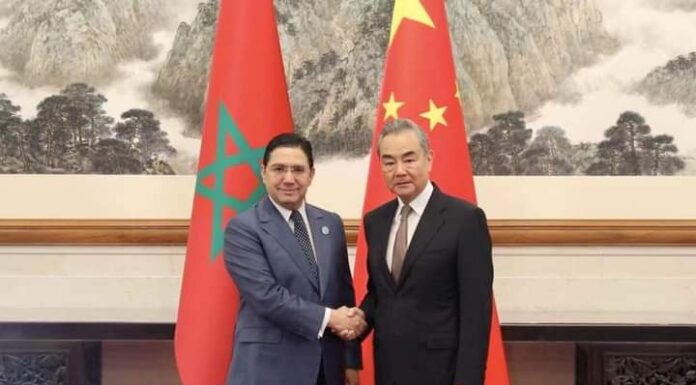 Pékin: Bourita s’entretient avec son homologue chinois, Wang Yi