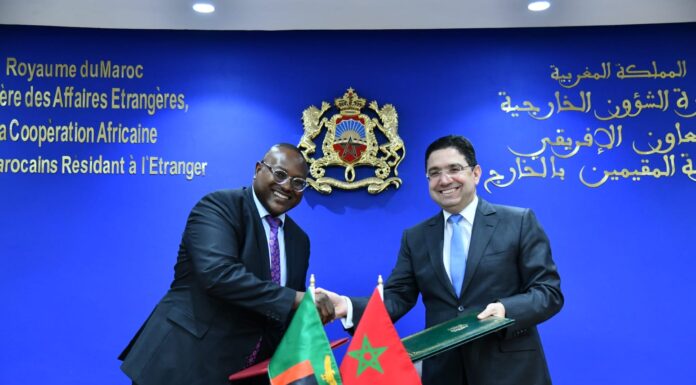 Sahara marocain: La Zambie réitère son soutien à l’intégrité territoriale du Maroc et au plan d’autonomie