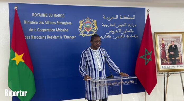 Sahara :Le ministre des Affaires Étrangères Burkinabé réitère son soutien à l’intégrité territoriale