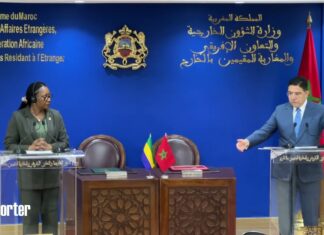 Conférence de presse entre Nasser Bourita et son homologue gabonaise Mme Tassyla Ye-Doumbeneny