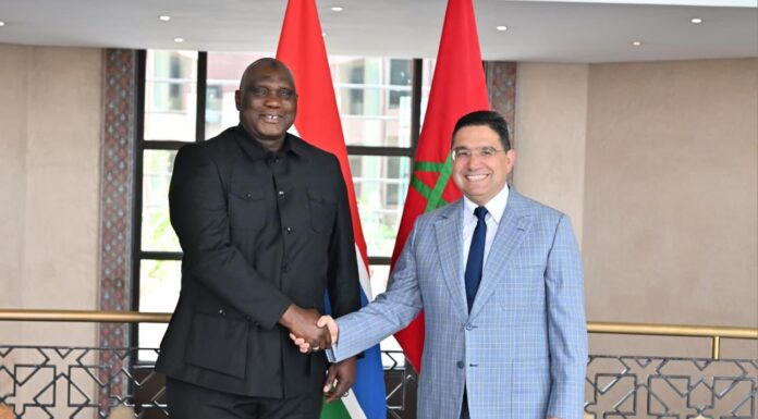 Nasser Bourita reçoit un envoyé spécial du Président de la République de Gambie porteur d’un message écrit à Sa Majesté le Roi Mohammed VI